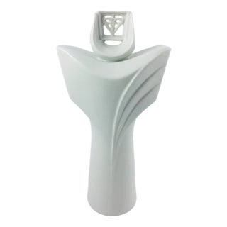 Modern White Porcelain Figure from Hungary, 1960s For Sale