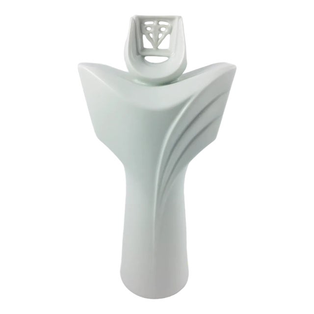 Modern White Porcelain Figure from Hungary, 1960s For Sale