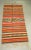 1930s Vintage Mexican Wool Saltillo Serape Orange Rug - 1′10″ × 3′11″ For Sale - Image 5 of 5