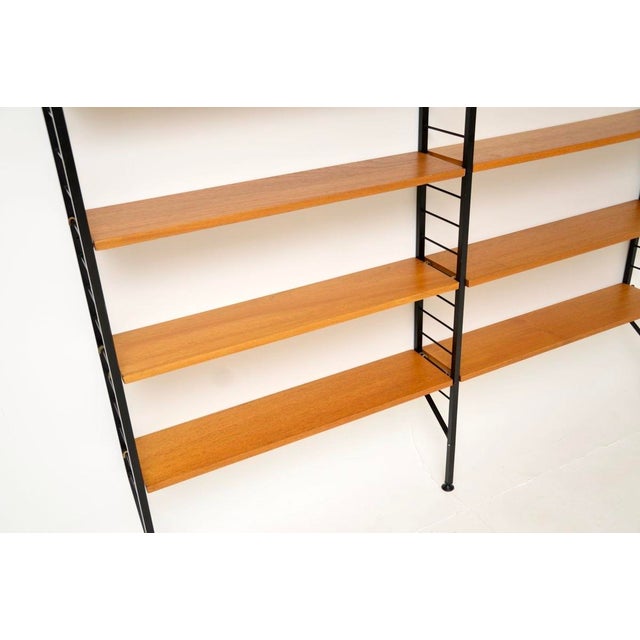 Vintage Teak Ladderax Bookcase Shelving from Staples Cricklewood, 1960s For Sale - Image 6 of 11