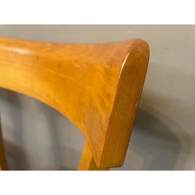 Vintage Bauhaus Chairs in Beech, 1950s, Set of 4 For Sale - Image 4 of 18
