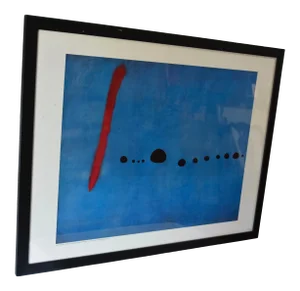 Joan Miro Museum of Modern Arts the George Pomidou Centre Poster, Framed