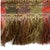 Japanese Vintage Tatsumura Art Textiles Brocade 100% Silk Table Runner Lion Pattern Japanese Tea Ceremony Chabusa Cloth Red Green Fringed Fall For Sale - Image 3 of 5