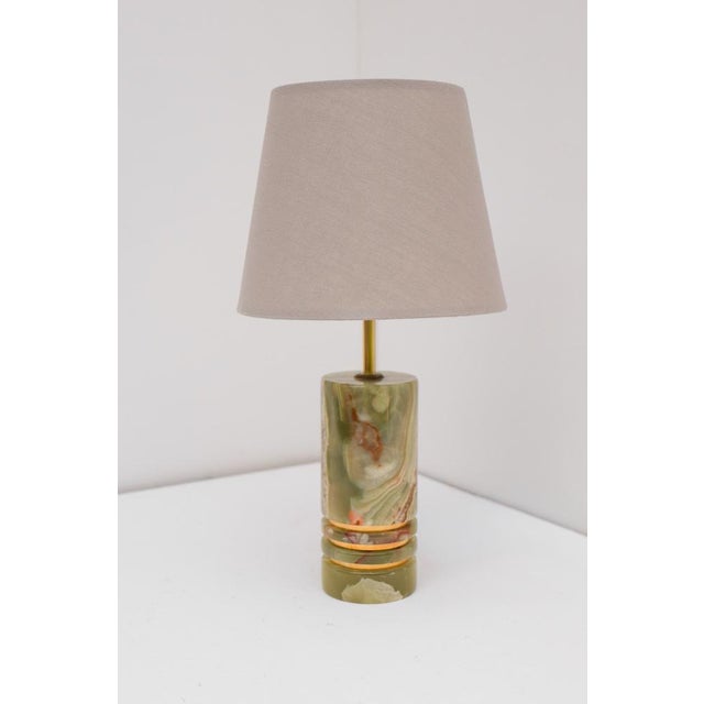 Mid-Century Modern Italian Brass Table Lamp, 1970s For Sale - Image 11 of 16