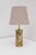 Mid-Century Modern Italian Brass Table Lamp, 1970s For Sale - Image 11 of 16