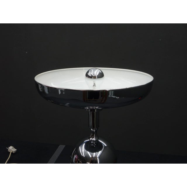 Metal Space Age Table Lamp from Sölken Leuchten, 1970s For Sale - Image 7 of 10