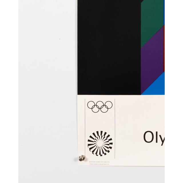 Munich Olympics Serigraph Poster by Victor Vasarely, 1972 For Sale - Image 6 of 9