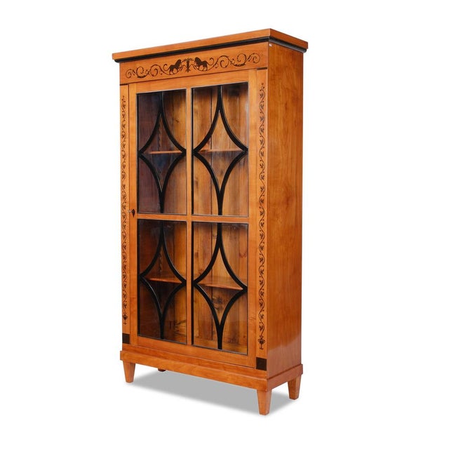 Biedermeier II Corner Display Cabinet, Rhineland, 1890 For Sale - Image 4 of 8