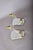 Art Deco French Mirrored Glass and Brass Wall Sconces, 1940s, Set of 2 For Sale - Image 16 of 17