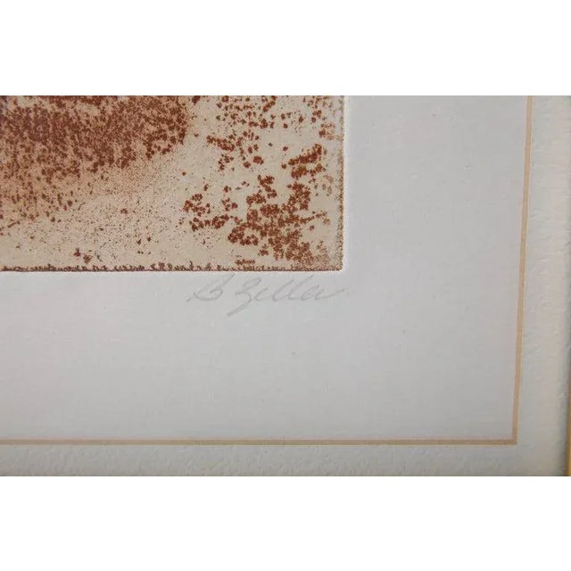 Lithograph Titled "The Gathering" by B. Zeller For Sale - Image 4 of 13