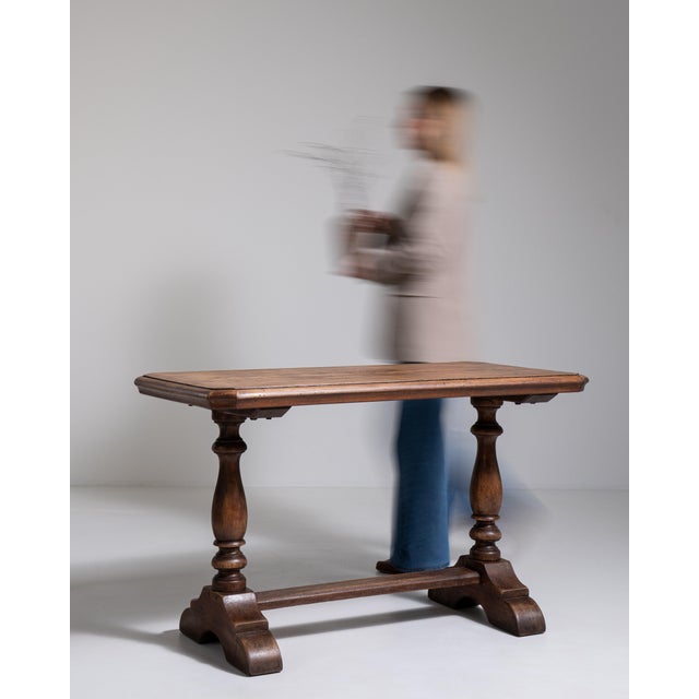 19th Century Oak Side Table in Original Patina, Antique, France, 19th Century For Sale - Image 5 of 12