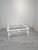 Baroque-style whitewashed coffee table with beveled glass Baroque-style whitewashed coffee table with beveled glass top....