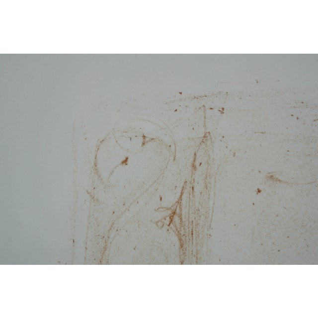 Brown 1975 Edna Hibel Signed Artist's Proof Portrait of a Young Girl Chris 25" For Sale - Image 8 of 10