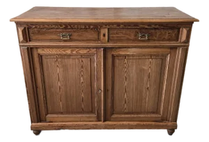 19th Century European Provincial Pine Farmhouse Sideboard Cabinet