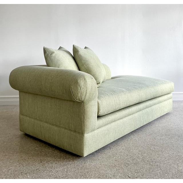 Vintage Kreiss Roll Arm Chaise Lounge For Sale - Image 10 of 12