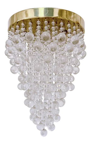 Mid- Century Rainfall Chandelier