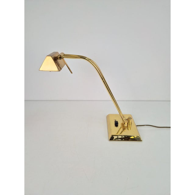 Vintage Adjustable Brass Table Lamp by Egon Hillebrand for Hillebrand Leuchten, Germany, 1970s For Sale - Image 10 of 12