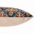 Blue Ikat Silk Velvet Pillow 20x20 | Handmade Designer Accent Cushion For Sale In San Francisco - Image 6 of 7