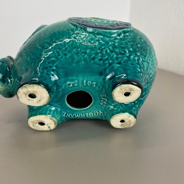 Colorful Fat Lava Pottery Piggy Bank from Bay Ceramics, Germany, 1970s For Sale - Image 15 of 18