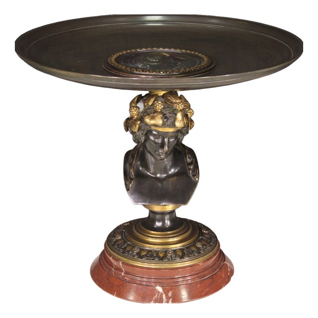 Bronze Cake Stand from Alph. Giroux, Paris, 1871 For Sale