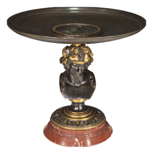 Bronze Cake Stand from Alph. Giroux, Paris, 1871