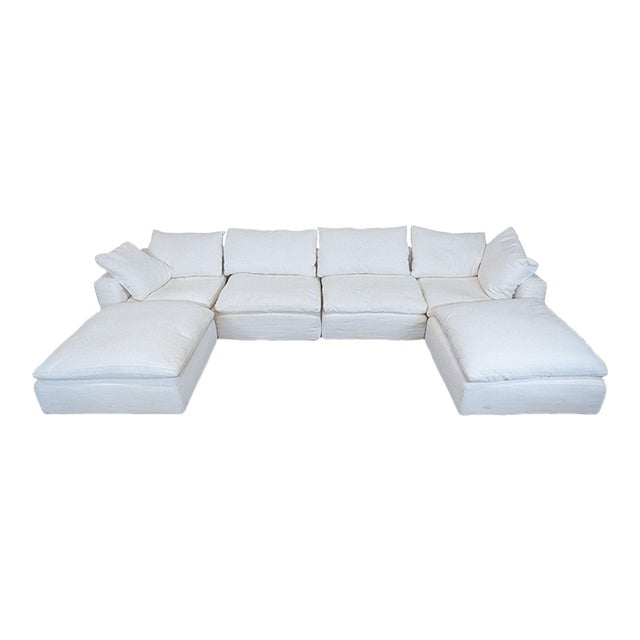 Restoration Hardware Cloud Modular U-Chaise Sectional For Sale