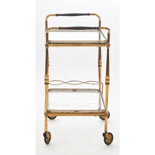 1920s 1920s French Art Deco Bar Cart For Sale - Image 5 of 6