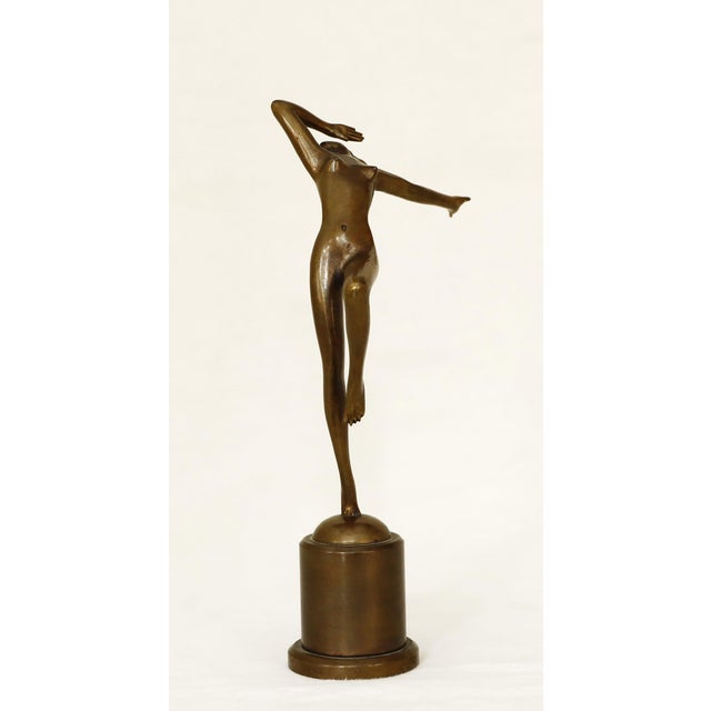Bronze Female Nude from Josef Lorenzl, 1920s For Sale - Image 10 of 12