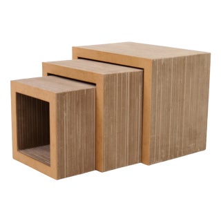 Easy Edges Series Set Tables by Frank Gehry for Vitra, 2001, Set of 3 For Sale