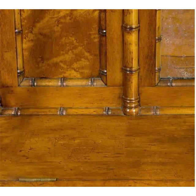 R. J. Horner & Co. R. J. Horner American Victorian Faux Bamboo Desk For Sale - Image 4 of 13