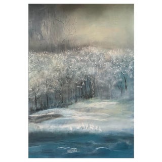 Zdenka Palkovic, Winter Mood, 2021, Pastel on Paper, Framed For Sale