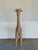 Ebanista Tall Woven Giraffe Sculpture. For Sale - Image 4 of 7