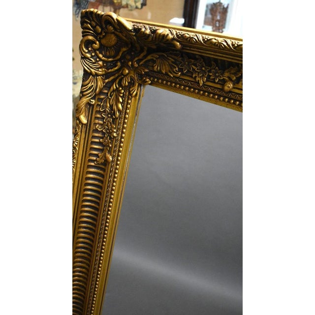 Vintage Ornate Gilt Mirror, 1960 For Sale - Image 4 of 8