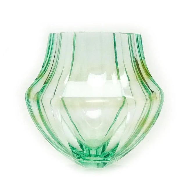 Art Deco Vase from Moser, Czechoslovakia, 1950s For Sale - Image 4 of 10