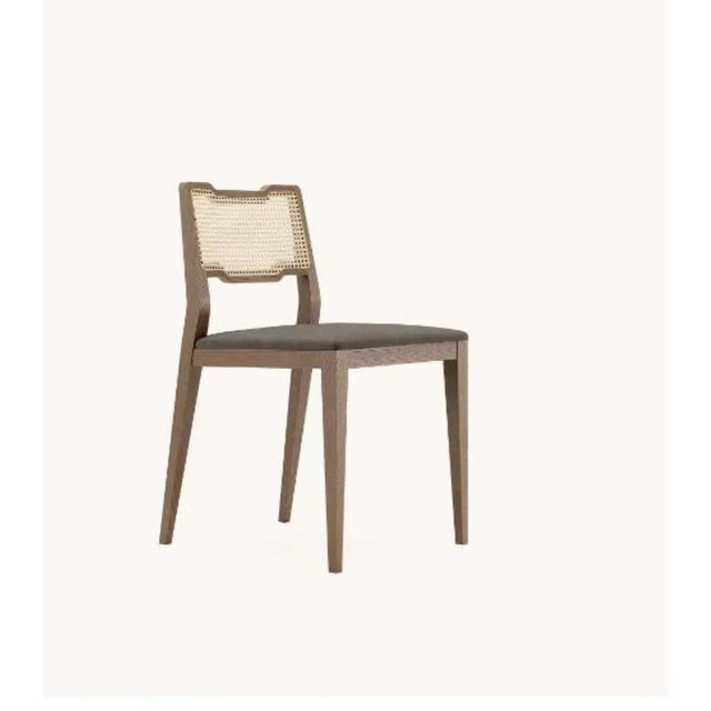 Eva chair by Domkapa Materials: Walnut Stained Ash, Velvet. Dimensions: W 46 x D 53 x H 81 cm. Also available in different...