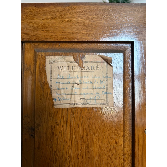 Antique 1920s School Cupboard by the North of England School Furnishing Company For Sale - Image 9 of 12