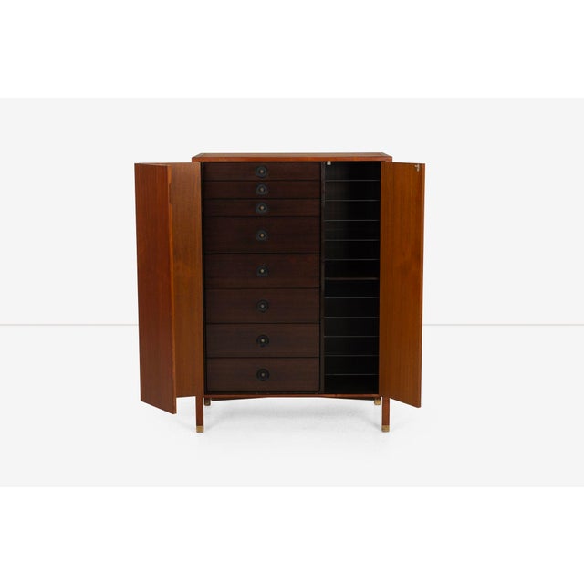 Mid-Century Modern Harvey Probber Chest of Drawers / Tall Dresser 1965 For Sale - Image 3 of 12