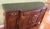 French 71” Bau Furniture French Louis XV Burl Wood and Green Marble Sideboard Buffet For Sale - Image 3 of 17