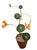 A captivating and whimsically detailed vintage Italian botanical sculpture, entirely hand-crafted with artistic precision....