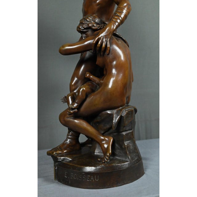Boisseau, The Defense of the Hearth, Late 19th Century, Bronze For Sale - Image 17 of 18