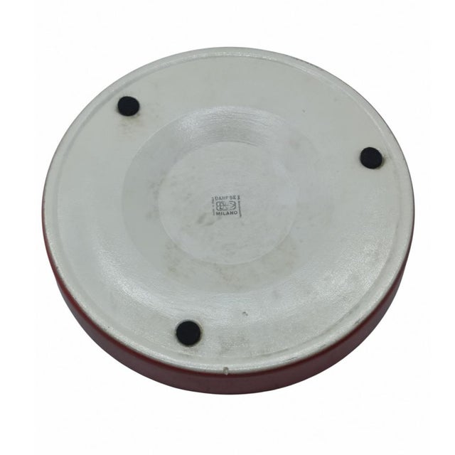 Barbados Red Ashtray by Angelo Mangiarotti for Danese, Italy, 1960s For Sale - Image 6 of 8