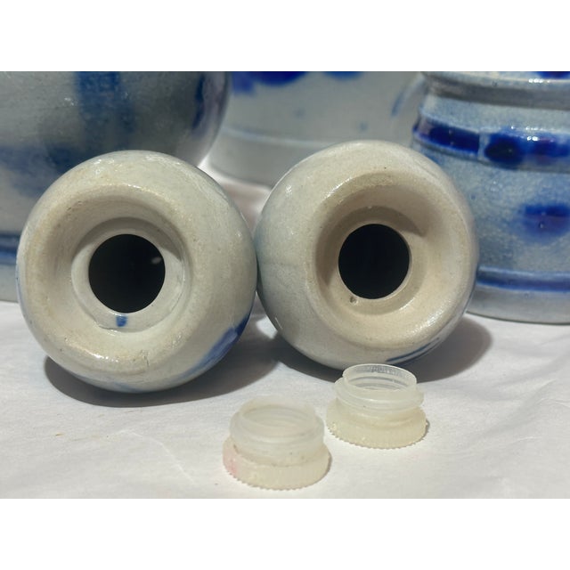 Vintage Westerwald Wertarbeit Salt-Glaze Cruet Set- 8 Pieces For Sale - Image 9 of 12