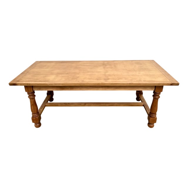 Oak and Cherry Table, 1970s For Sale