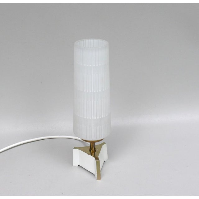 Gold Dainty Table Lamps in the style of the Vereinigte Werkstätten München, 1950s, Set of 2 For Sale - Image 8 of 18