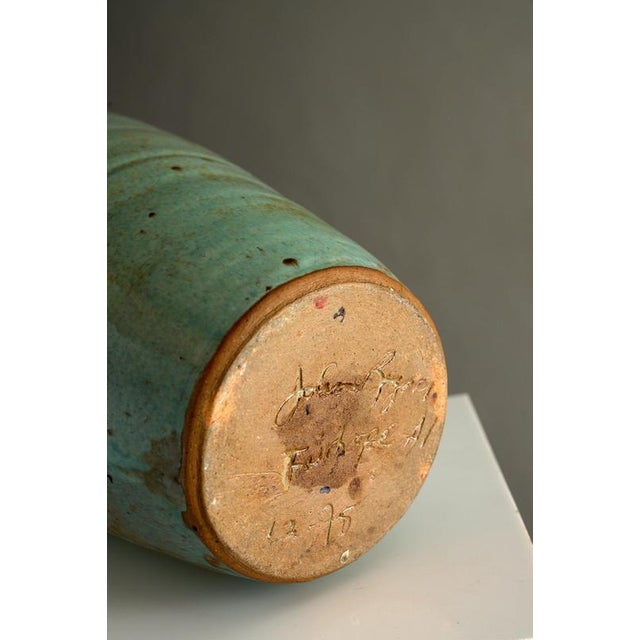 Ceramic Organic Modern Glazed Ceramic Mushroom Vase by John Rezner, 1995 For Sale - Image 7 of 8
