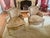 Louis XVI Style Distressed Cream Painted Bergere Chairs - A Pair For Sale - Image 10 of 12