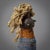 Sky Blue Early 20th Century Original Namchi Namji Beaded Fertility Doll Cameroon For Sale - Image 8 of 9