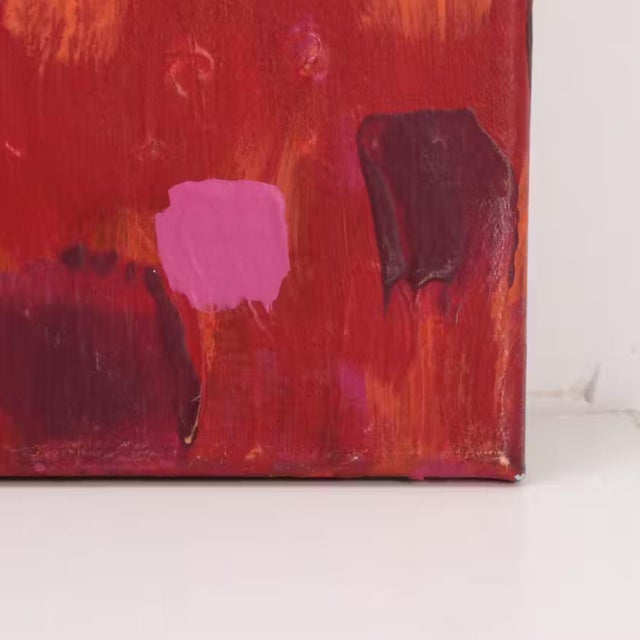 Contemporary Abstract Landscape Painting on Canvas For Sale - Image 4 of 5