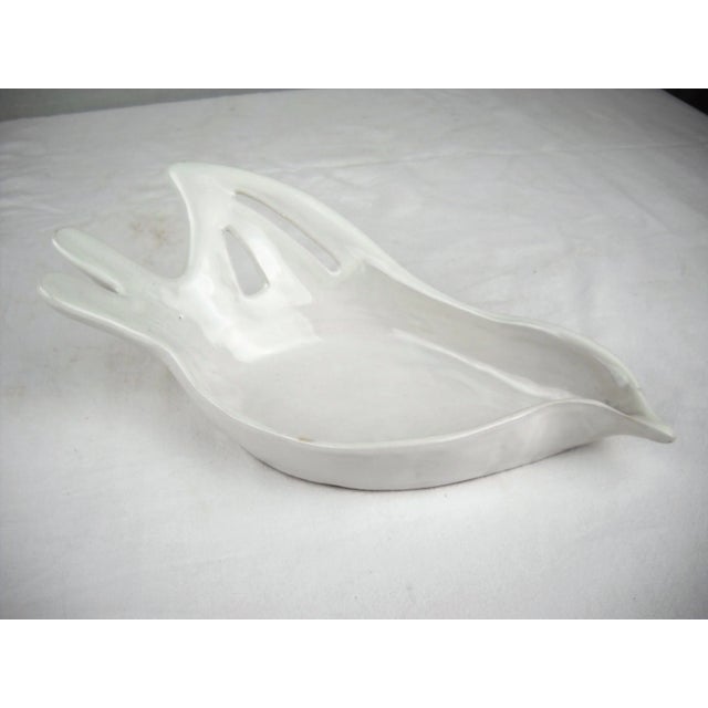 Mid-Century Modern Ed Langbein Ceramic Dove Dish For Sale - Image 3 of 8