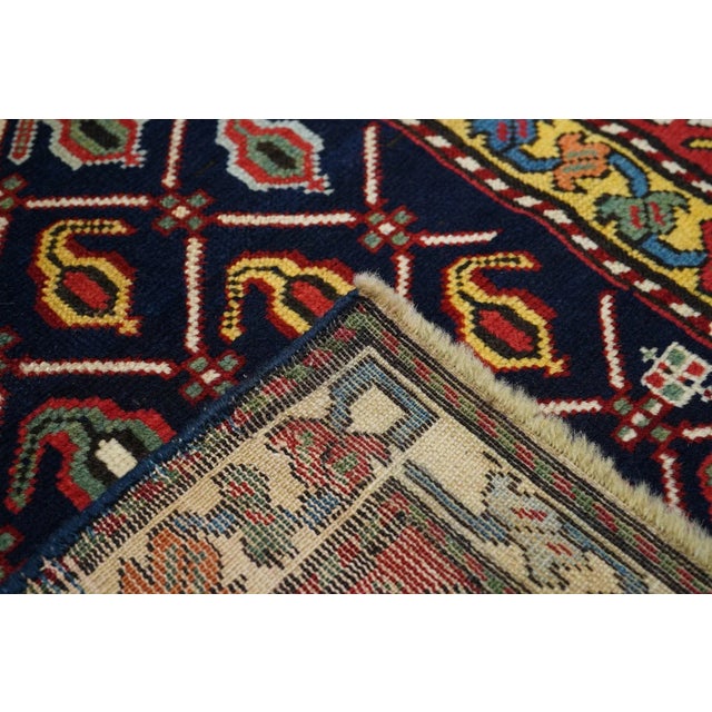 19th Century Antique Shirvan Rug 3'5'' x 8'9'' For Sale - Image 9 of 9